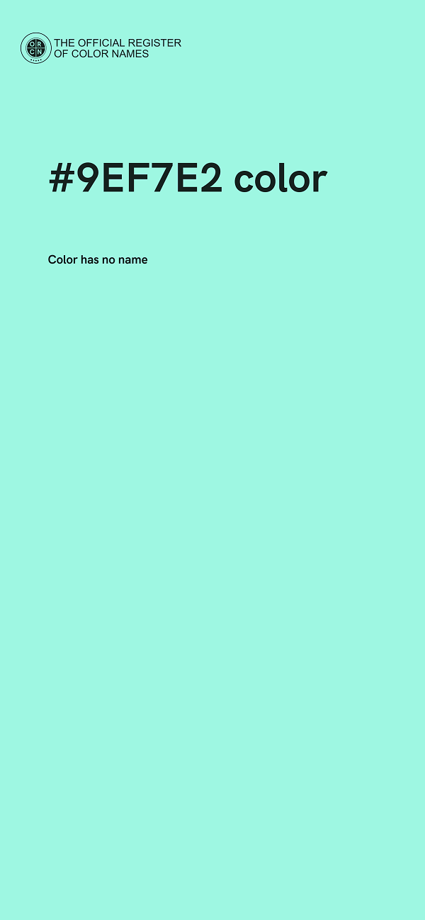 #9EF7E2 color image