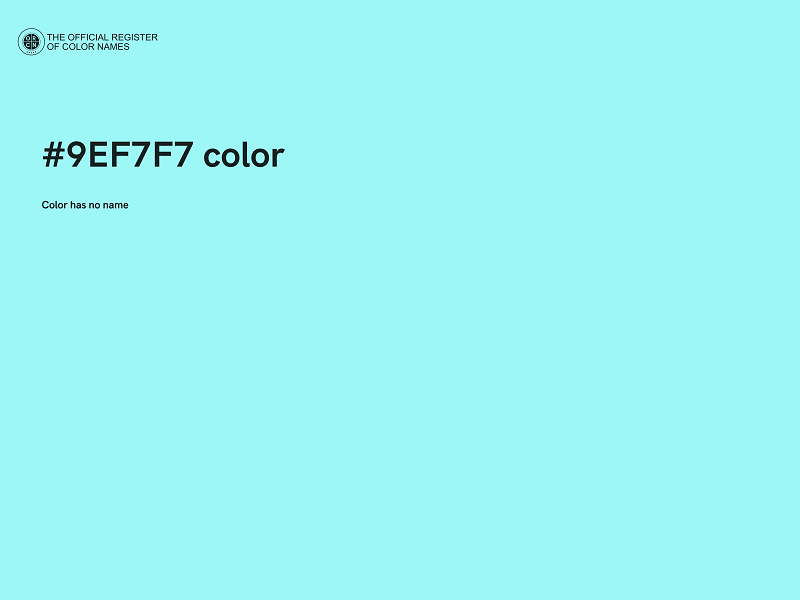 #9EF7F7 color image