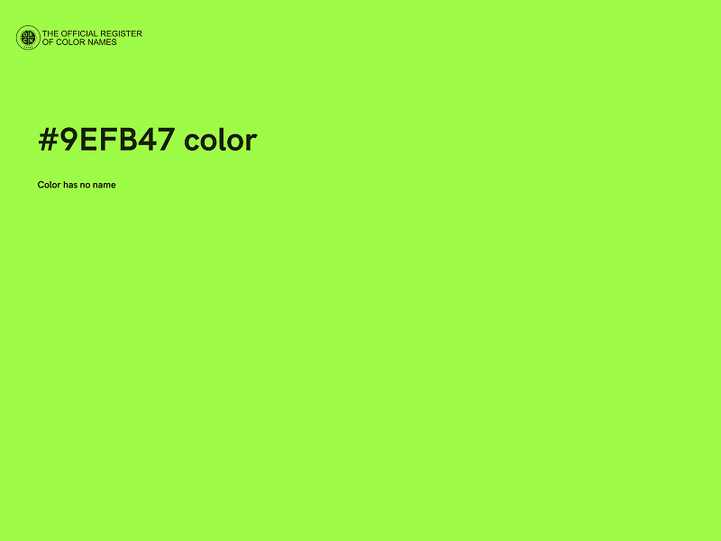 #9EFB47 color image