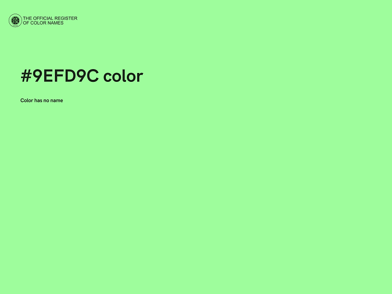 #9EFD9C color image