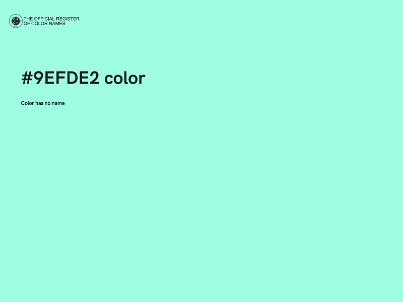 #9EFDE2 color image