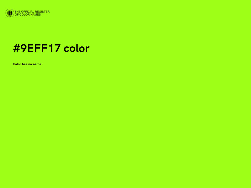 #9EFF17 color image