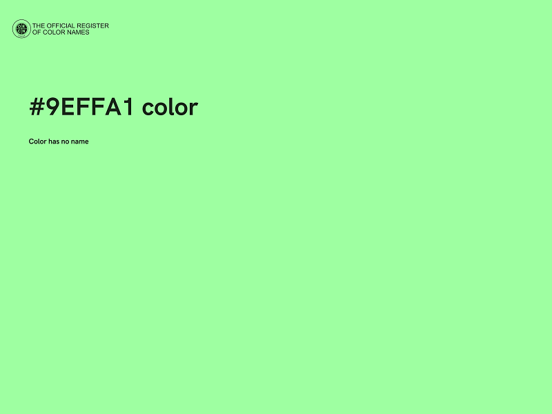 #9EFFA1 color image