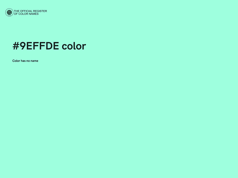 #9EFFDE color image