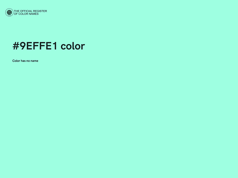 #9EFFE1 color image