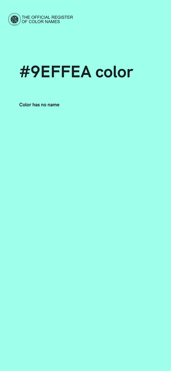 #9EFFEA color image
