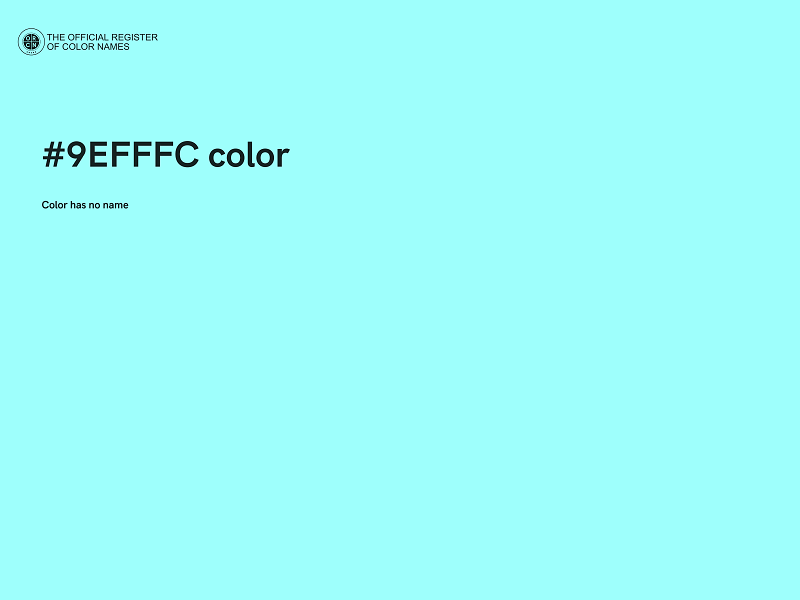 #9EFFFC color image