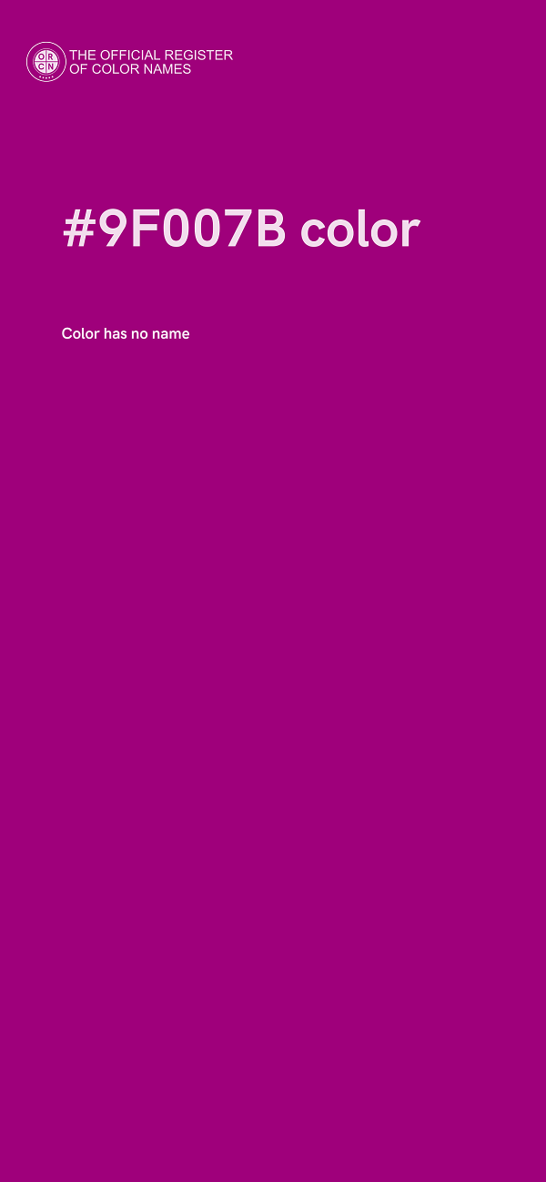 #9F007B color image