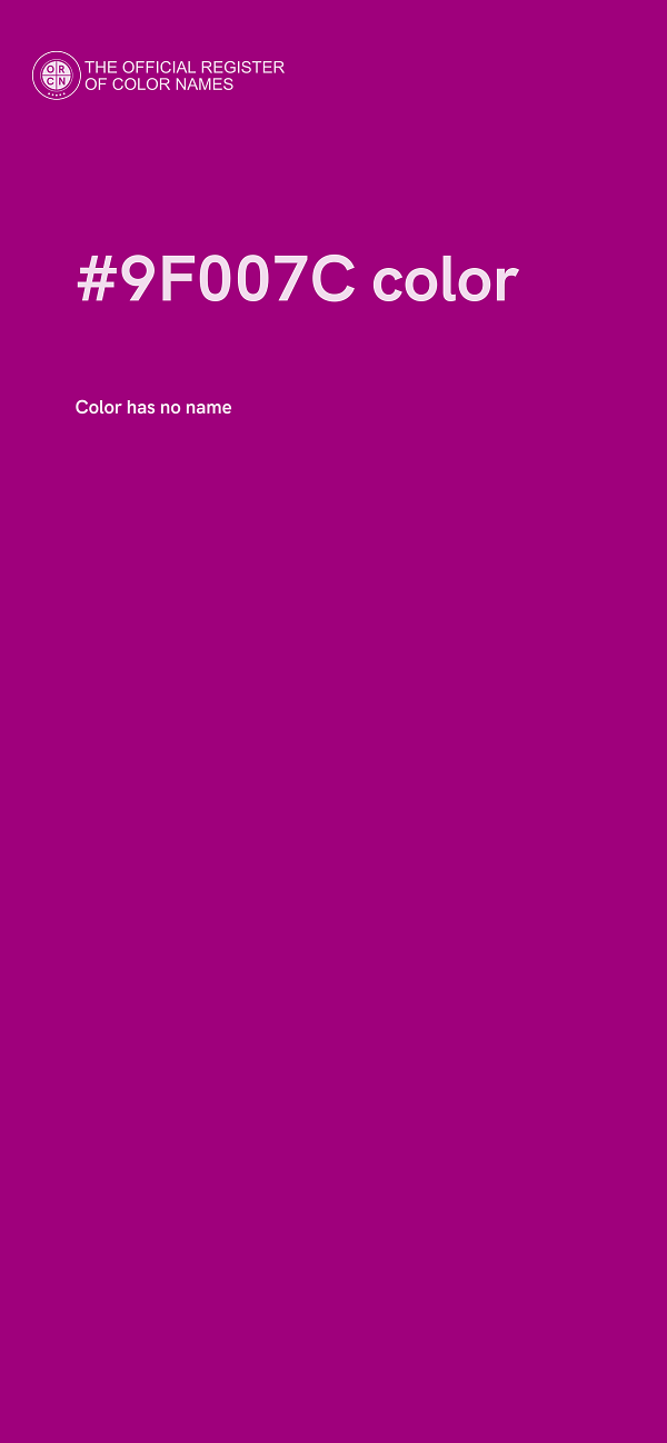 #9F007C color image
