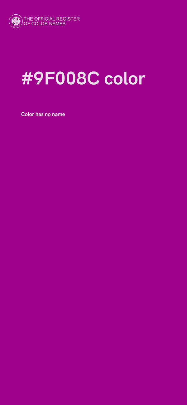 #9F008C color image