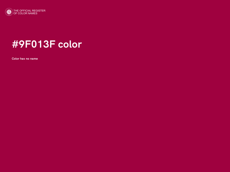 #9F013F color image