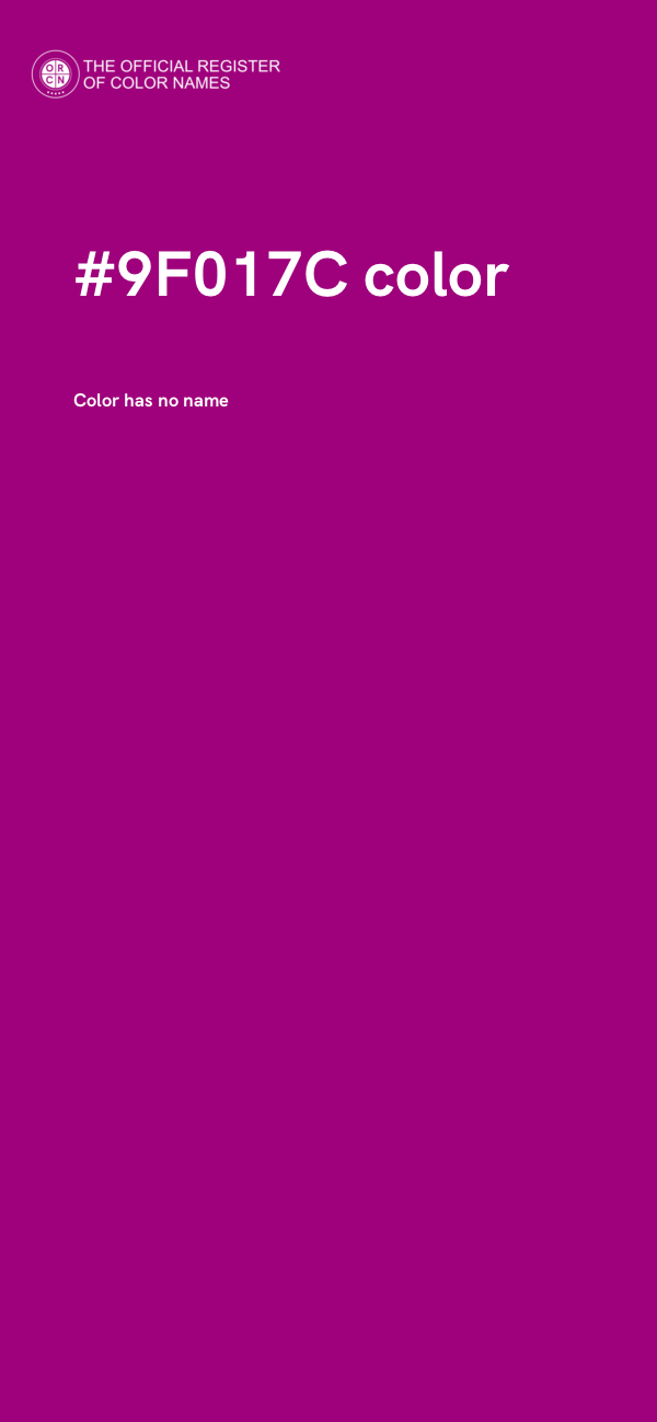 #9F017C color image