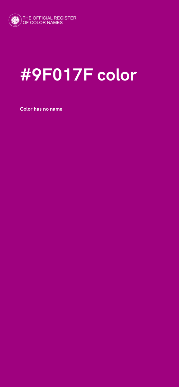 #9F017F color image