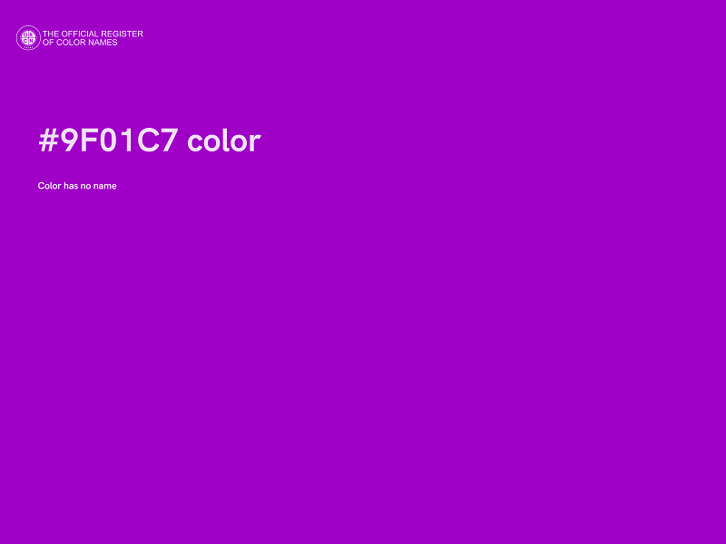 #9F01C7 color image