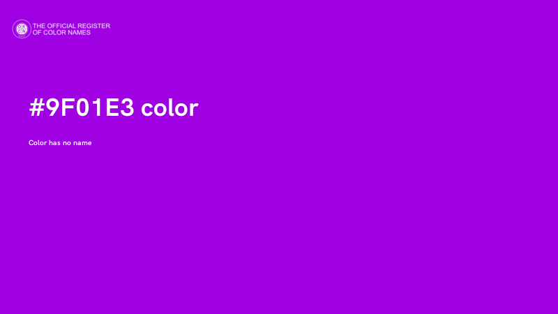 #9F01E3 color image