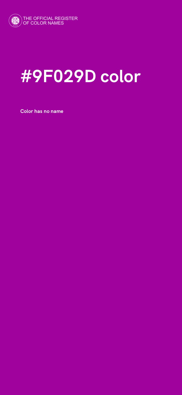 #9F029D color image
