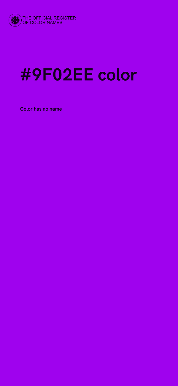 #9F02EE color image