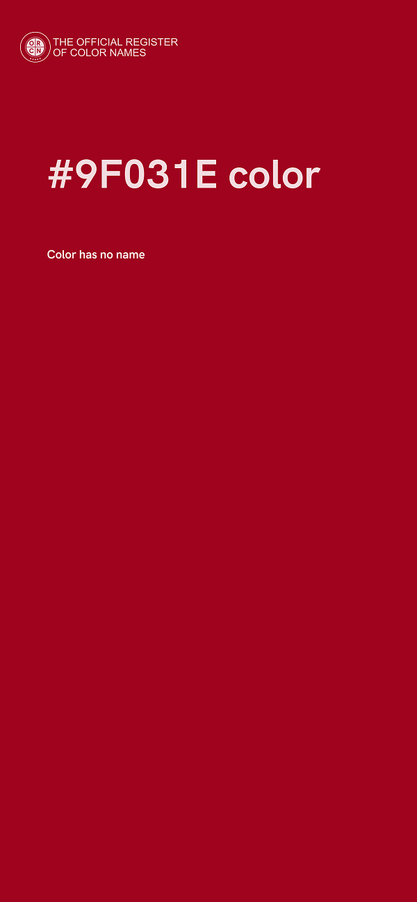 #9F031E color image
