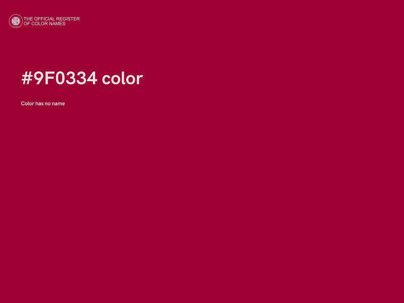 #9F0334 color image