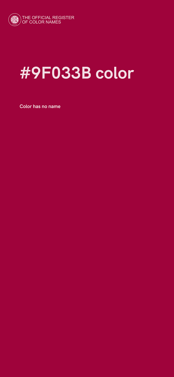 #9F033B color image