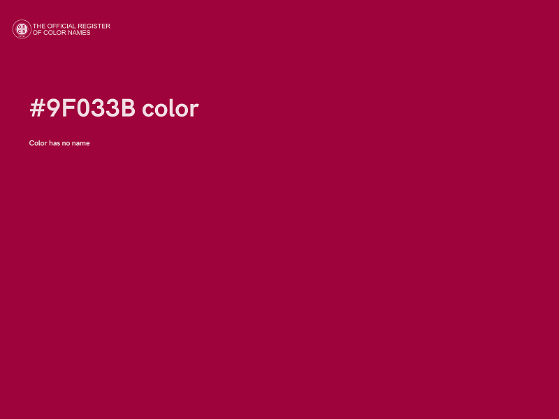 #9F033B color image