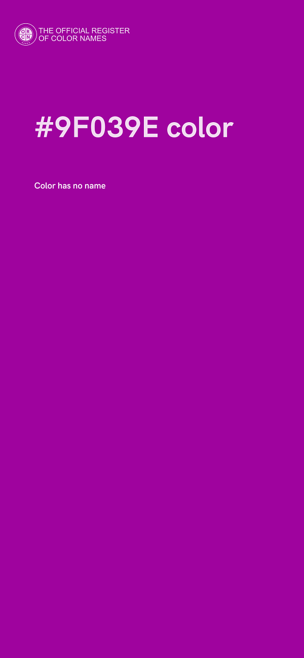 #9F039E color image