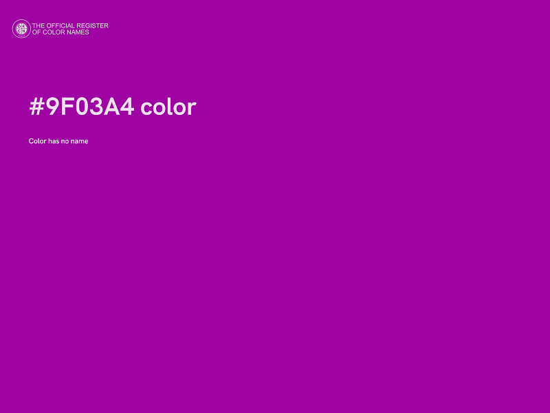 #9F03A4 color image