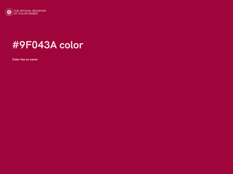 #9F043A color image