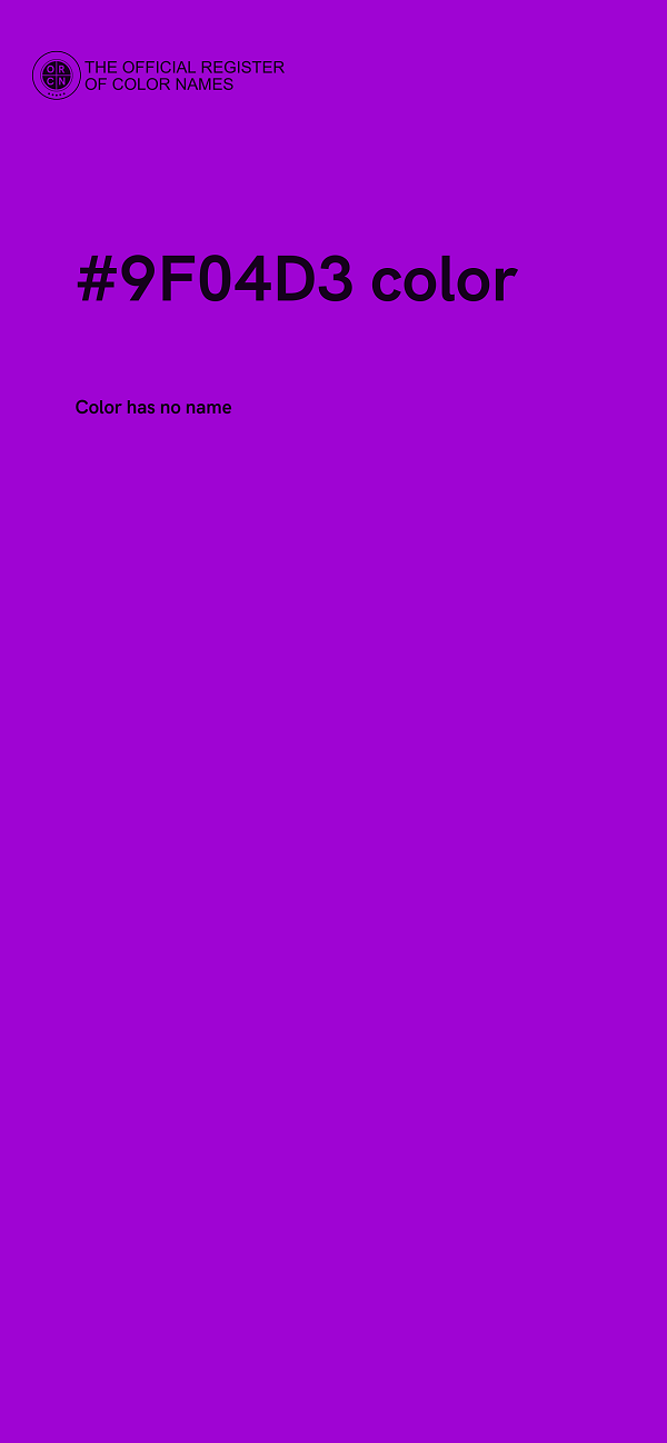 #9F04D3 color image
