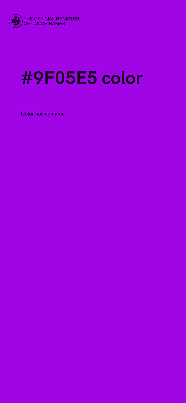 #9F05E5 color image