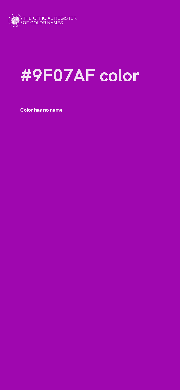 #9F07AF color image