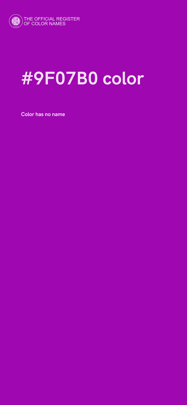 #9F07B0 color image