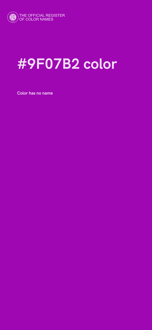 #9F07B2 color image