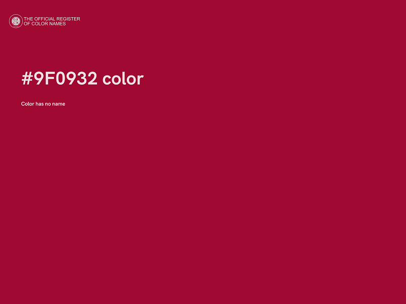 #9F0932 color image