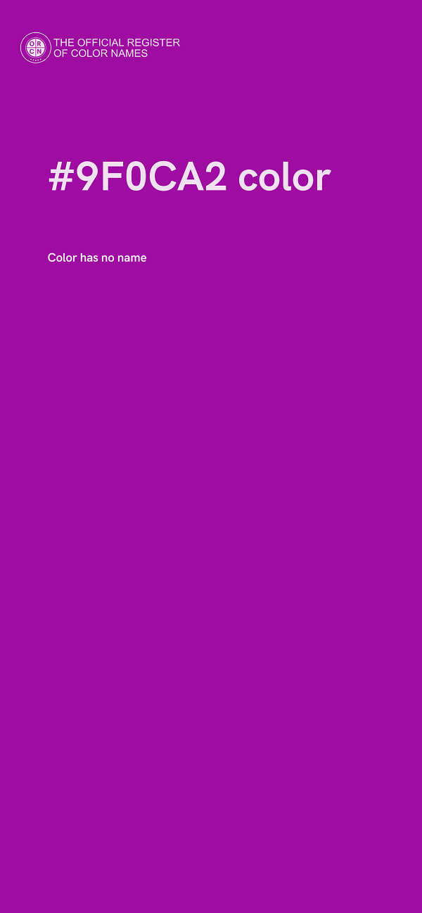 #9F0CA2 color image