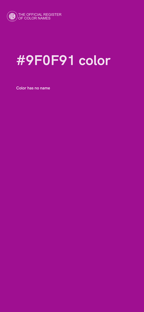 #9F0F91 color image
