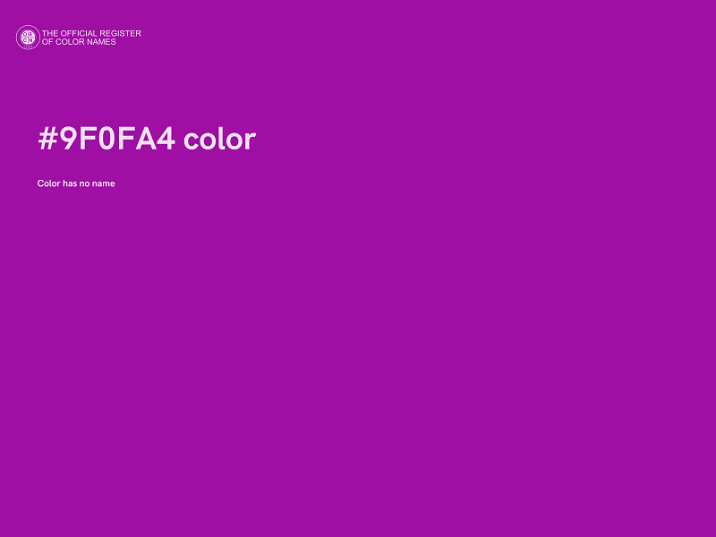 #9F0FA4 color image