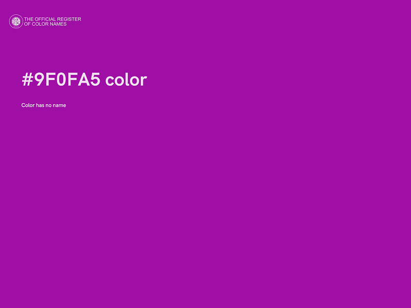 #9F0FA5 color image