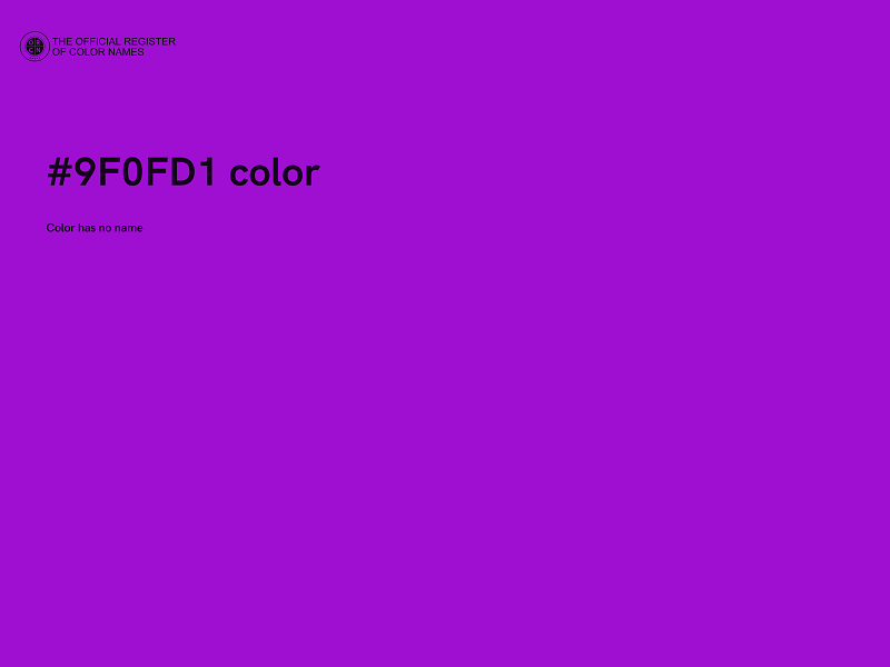 #9F0FD1 color image