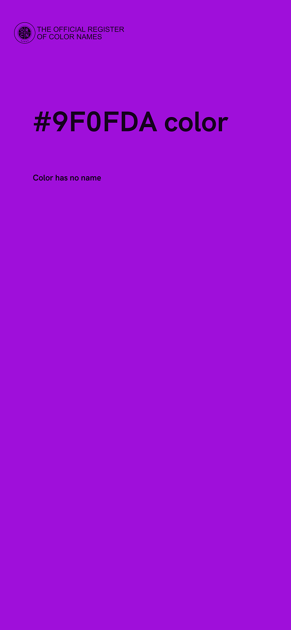 #9F0FDA color image