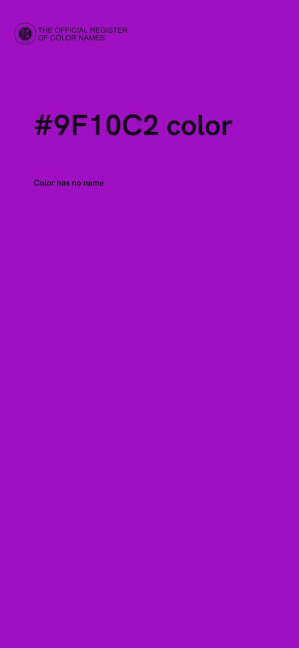 #9F10C2 color image
