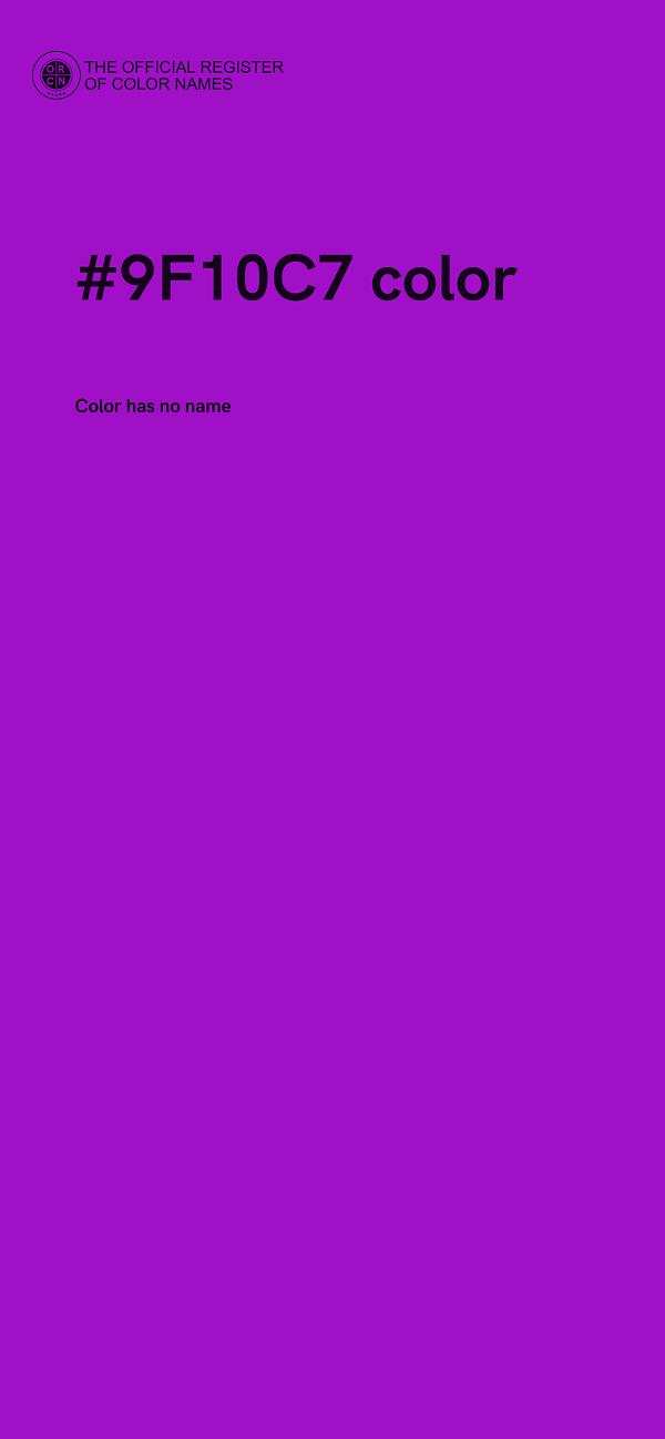 #9F10C7 color image