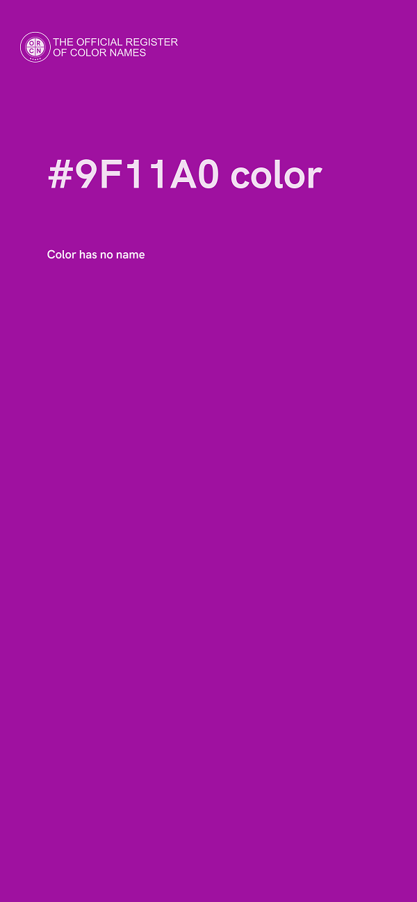 #9F11A0 color image