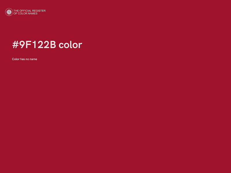 #9F122B color image