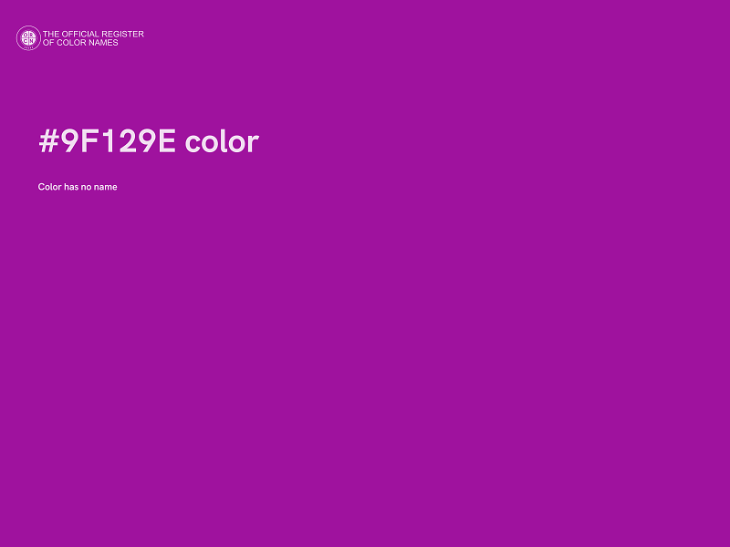 #9F129E color image