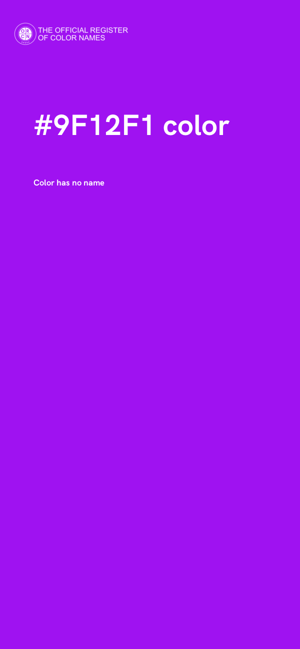 #9F12F1 color image