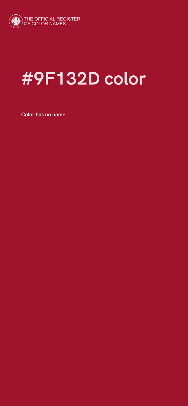 #9F132D color image
