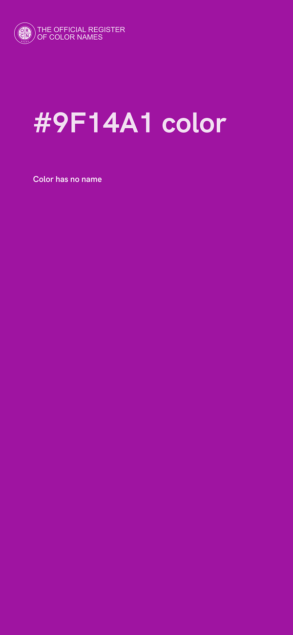 #9F14A1 color image