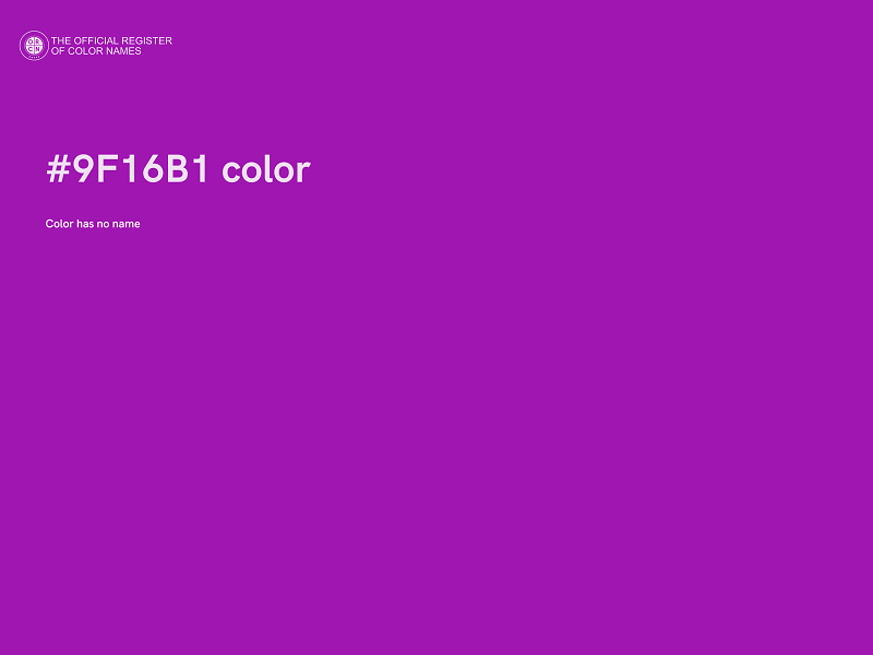 #9F16B1 color image