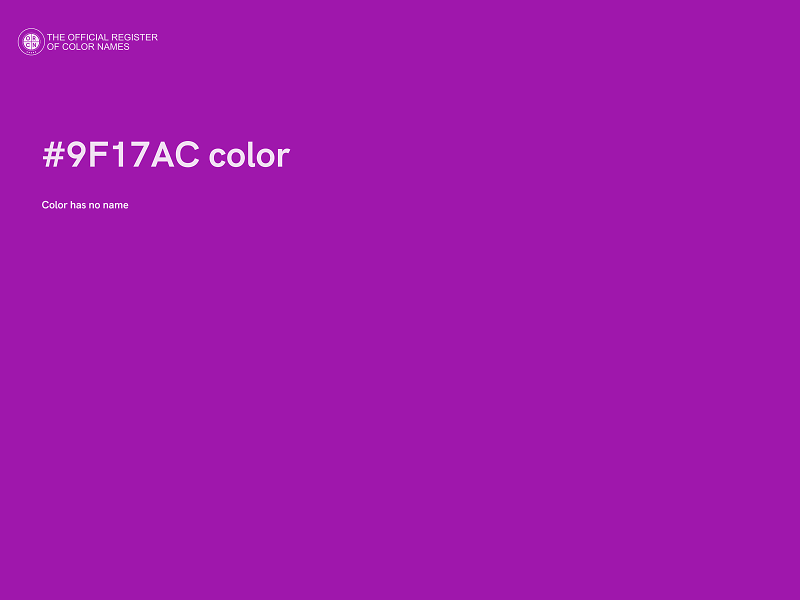 #9F17AC color image